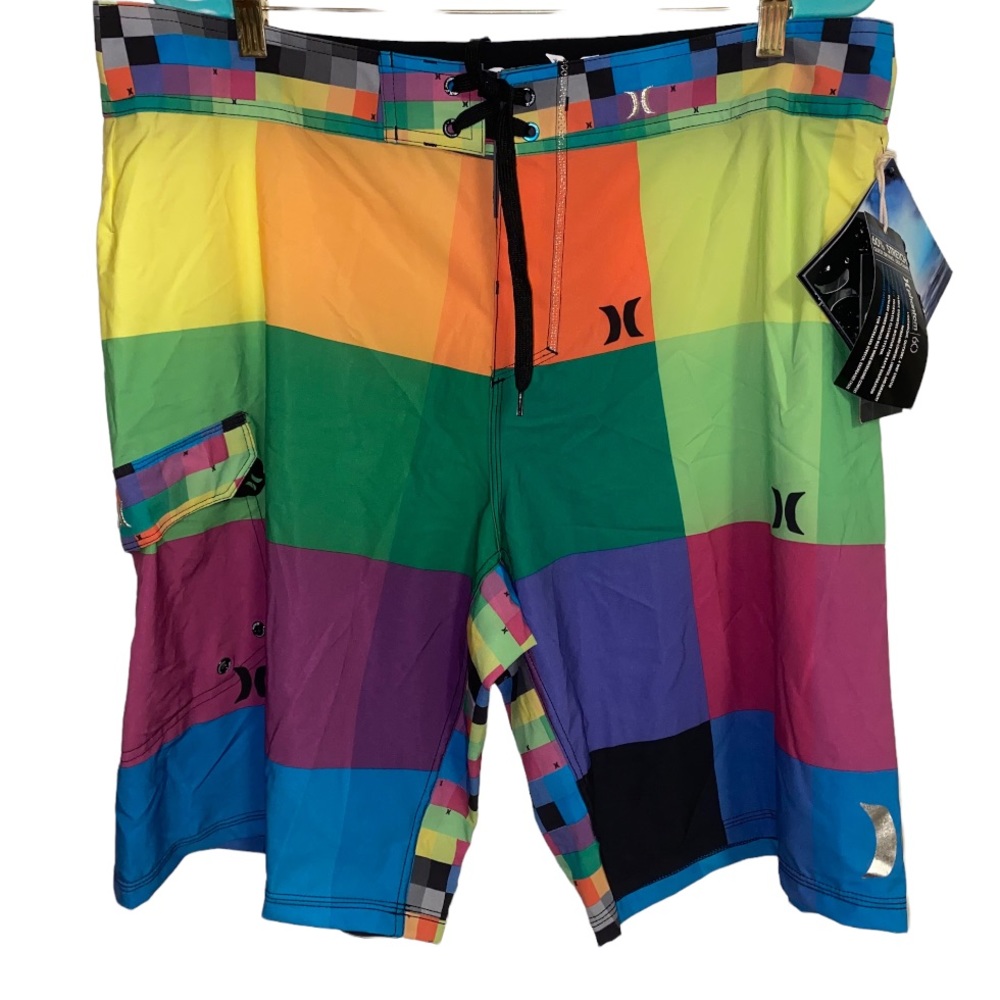 Hurley NWT phantom 60 board shorts, surfing, lightweight, stretch, size 38